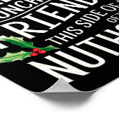 Jolliest Bunch Of Friends Xmas Matching Sarcastic Poster (Ecke)