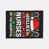 Jolliest Bunch Of Nurses This Side Of The Hostal C Fleecedecke (Vorderseite (Horizontal))