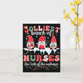 Jolliest Bunch Of Nurses This Side Of The Nut Hous Karte (Gelbe Blume)