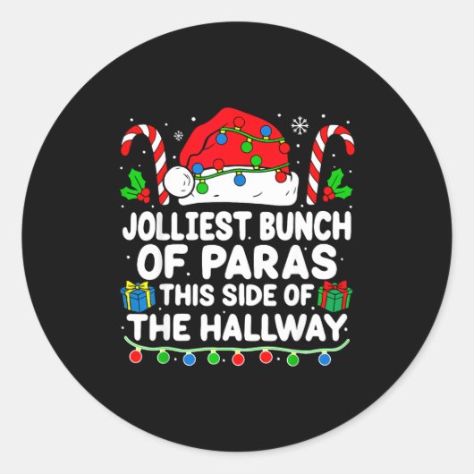 Jolliest Bunch Of Paras This Side Of The Hallway X Runder Aufkleber (Vorderseite)