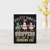 Jolliest Bunch Of Shoppers This Side Of The Parkin Karte (Gelbe Blume)