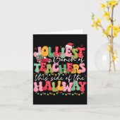 Jolliest Bunch Of Teacher This Side Of The Hallway Karte (Gelbe Blume)