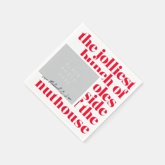 Jolliest Bunch Traditionspapier Napkin Serviette (Ecke)