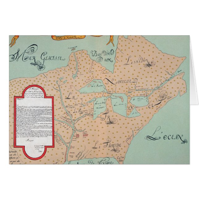 JOLLIET: NORDAMERIKA 1674 (Vorderseite (Horizontal))