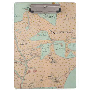 JOLLIET: NORDAMERIKA 1674 KLEMMBRETT