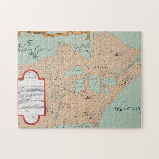 JOLLIET: NORDAMERIKA 1674 PUZZLE (Horizontal)