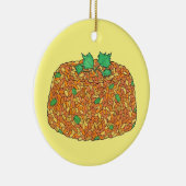 Jollof Rice Nigerian Ghanaian West African Food Keramik Ornament (Rechts)