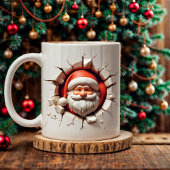 Jolly 3D Santa Claus Weihnachten - Funny Xmas Kaffeetasse