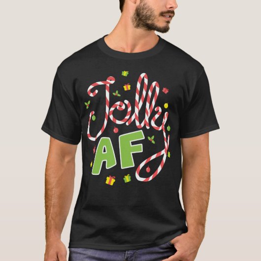 Jolly Af Christmas Collection T-Shirt (Vorderseite)