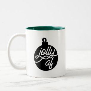 Jolly AF Christmas Zweifarbige Tasse