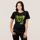 Jolly AF Elf Tri-Blend Shirt (Vorderseite voll)