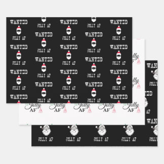 Jolly AF Funny Christmas Set Geschenkpapier Set