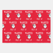 Jolly AF Funny Christmas Set Wrapping Paper Sheets Geschenkpapier Set (Vorderseite 3)