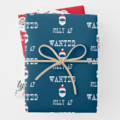 Jolly AF Funny Christmas Set Wrapping Paper Sheets Geschenkpapier Set (Beispiel)