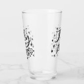 Jolly AF | Spaß Weihnachten trinken Spaß Glas (Links)