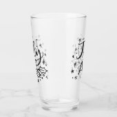 Jolly AF | Spaß Weihnachten trinken Spaß Glas (Rechts)
