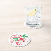 Jolly AF Weihnachtsgetränk Spaß Untersetzer (Vor Ort)