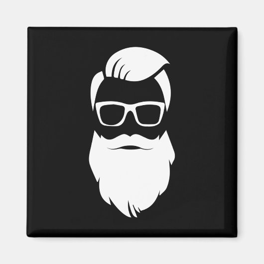 Jolly Angesagt Hipster Weihnachtsgeschenk Magnet (Vorne)