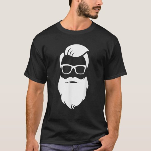 Jolly Angesagt Hipster Weihnachtsgeschenk T-Shirt (Vorderseite)