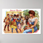 Jolly Band Cigar Label Poster (Vorne)