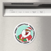 Jolly Black Saint Nicholas 2 Magnet (In Situ (Geschirrspüler))