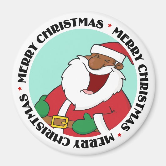 Jolly Black Saint Nicholas 2 Magnet (Vorne)
