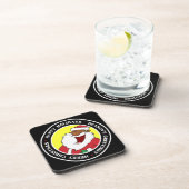 Jolly Black Saint Nicholas Untersetzer (Rechte Seite)