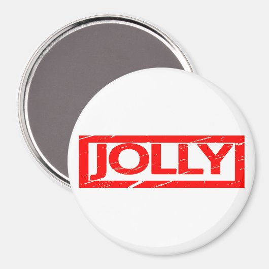 Jolly Briefmarke Magnet (Vorderseite/Rückseite)