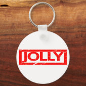 Jolly Briefmarke Schlüsselanhänger (Rückseite)