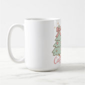 Jolly & Caffeinated Coquette Christmas Latte Mug Kaffeetasse (Links)
