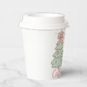 Jolly & Caffeinated Coquette Christmas Latte Mug Pappbecher (Rechts)