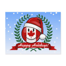 Jolly Canadian Flag Weihnachtsstil