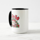 Jolly Cartoon Santa Christmas-67748 Tasse (Vorderseite Links)