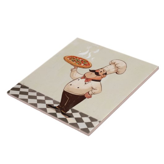 Jolly Chef: Chefs Hat Cook Presents Pizza Kitchen Fliese (Seite)