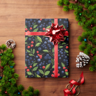 Jolly Christmas Berries präsentiert Geschenkwrap Geschenkpapier