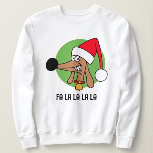 Jolly Christmas Dackel Sweatshirt (Design vorne)