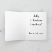 Jolly Christmas Greetings Feiertagskarte (Innenseite)
