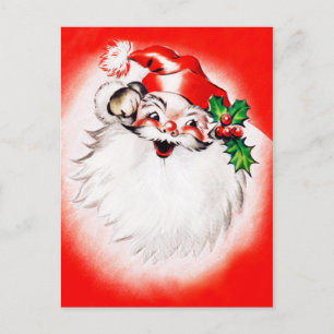 Jolly Christmas Greetings Feiertagspostkarte
