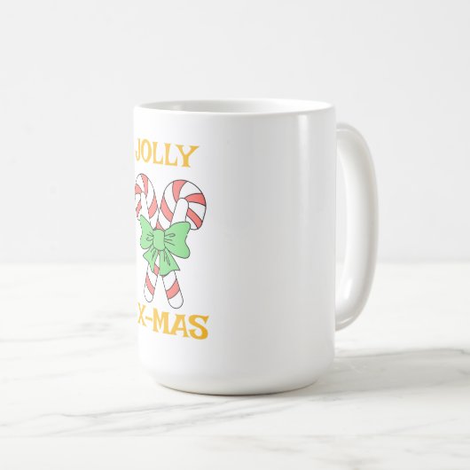 JOLLY CHRISTMAS KAFFEETASSE (VorderseiteRechts)