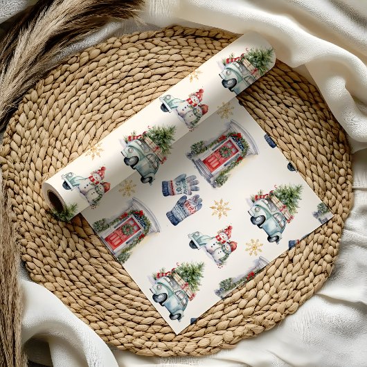 Jolly Christmas Magic Wrapping Paper | Geschenkwra Geschenkpapier