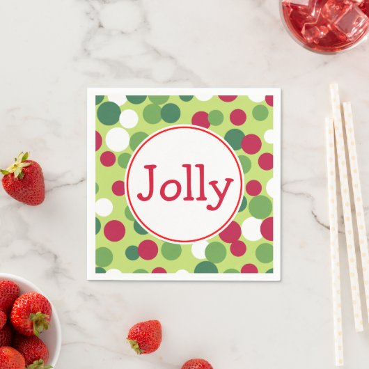 Jolly Christmas Napkins Serviette (Beispiel)