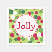 Jolly Christmas Napkins Serviette (Vorderseite)