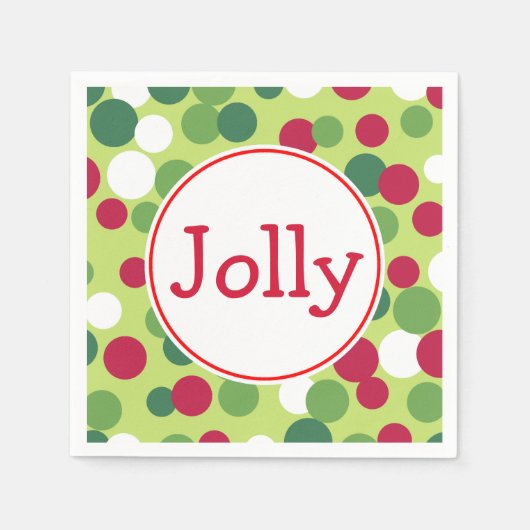 Jolly Christmas Napkins Serviette (Vorderseite)