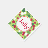 Jolly Christmas Napkins Serviette (Ecke)