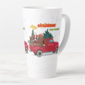 Jolly Christmas Overloaded Truck Milchtasse (Rechte Ecke)