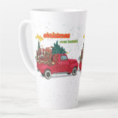 Jolly Christmas Overloaded Truck Milchtasse (Linke Ecke)
