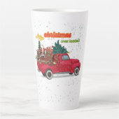 Jolly Christmas Overloaded Truck Milchtasse (Vorderseite)
