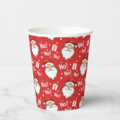 Jolly Christmas Santa Claus Pappbecher (Links)