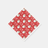 Jolly Christmas Santa Claus Serviette (Ecke)