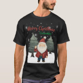 Jolly Christmas Santa Festive Custom T - Shirt (Vorderseite)
